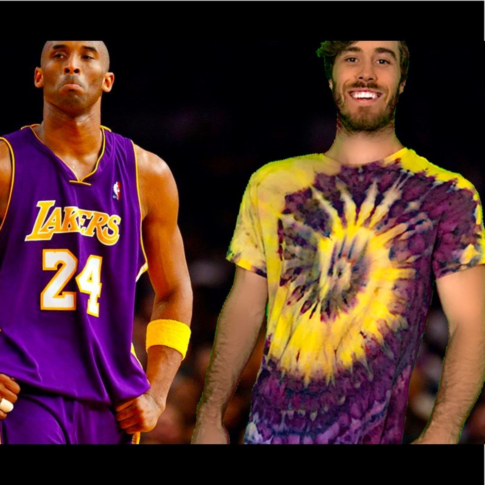 Lakers Spiral Kobe Tie-Dye